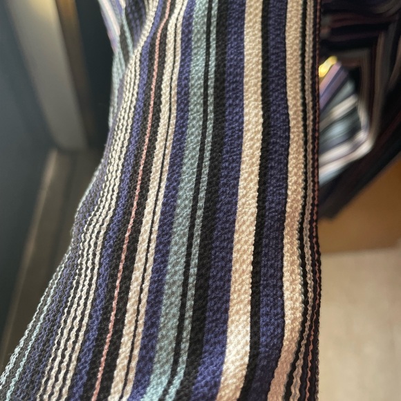 Onepiece soft flowy verticals striped jumpsuit - Picture 5 of 6